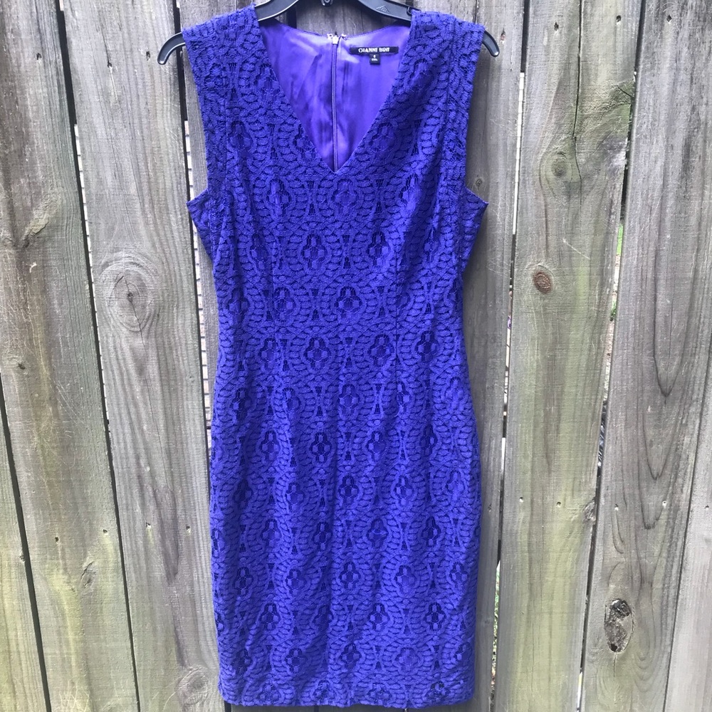 Gianni Bini Lace Blue Dress